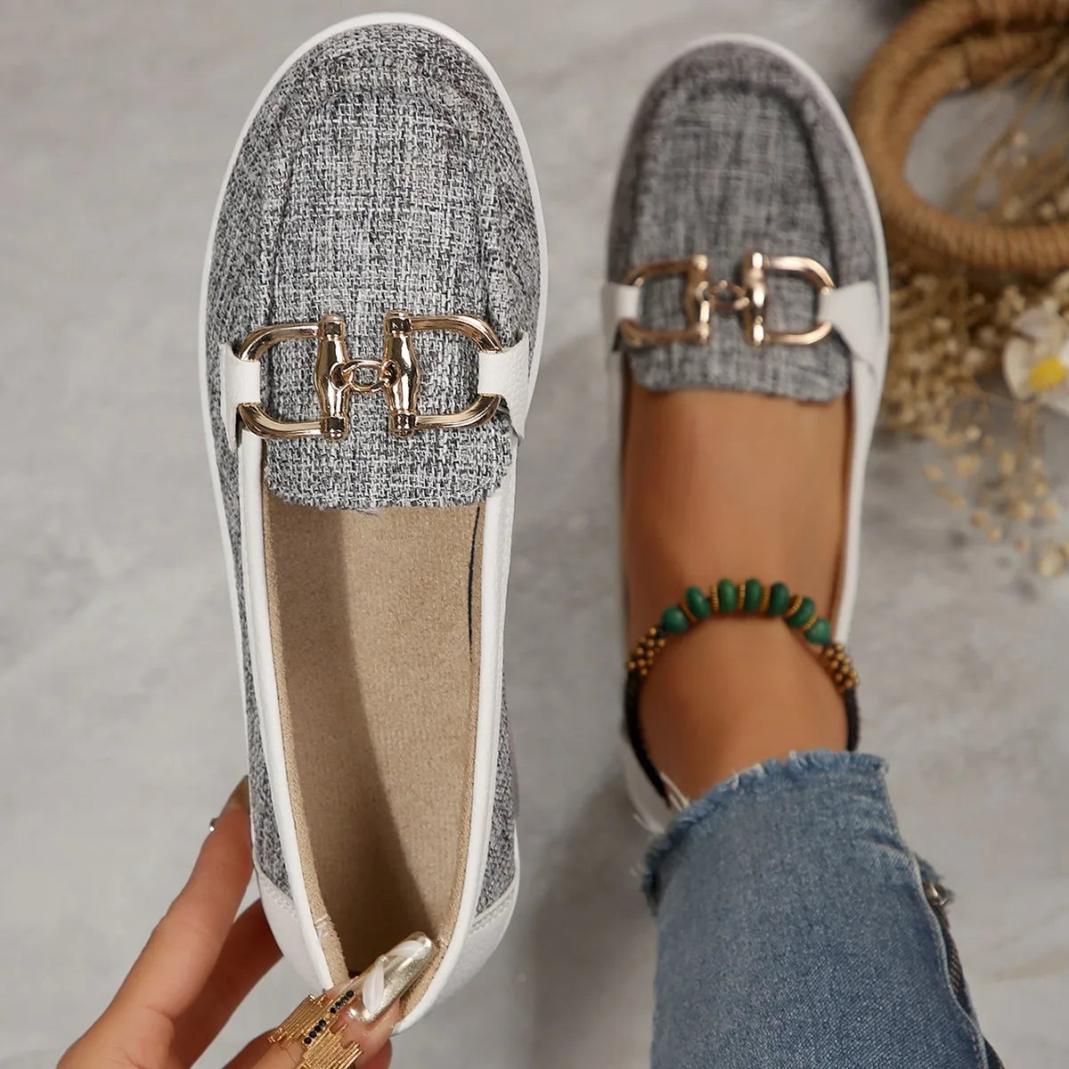 Cristina Marie - Mocassin décontracté pour femme, super confortable