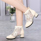 Rose - Bottines sandales fraîches, confortables et élégantes