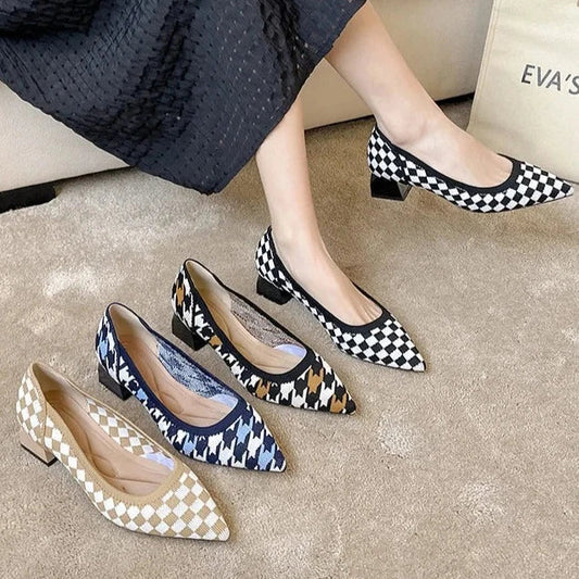 Miss Isadora Pump 2.0 - Chaussures à talons blocs très élégantes et confortables