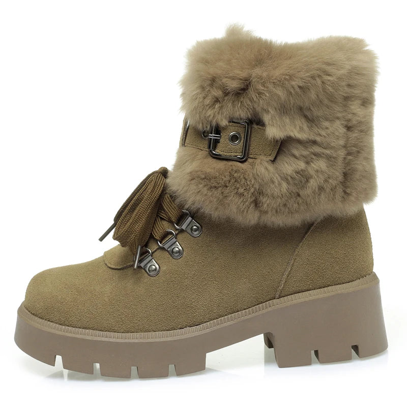Tatianna Daux – Botte en Cuir Véritable