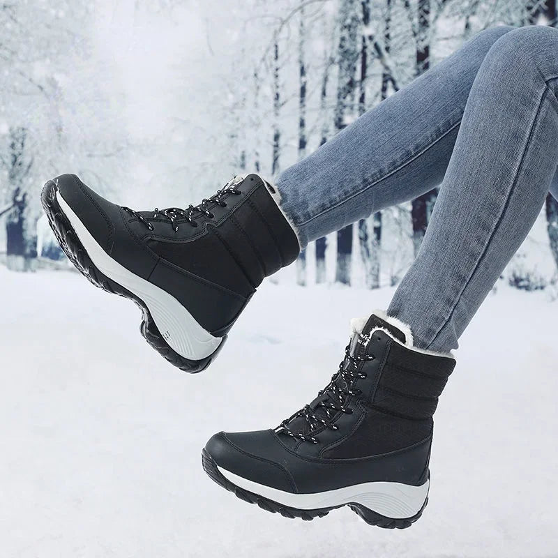 ❄️ Bottines Femme AZGB™ – Chaleur, Stabilité & Hauteur Confort