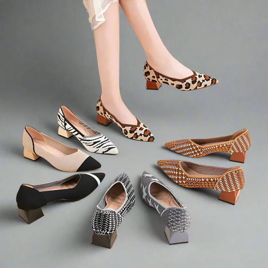 Miss Isadora Pump 4.0 – Escarpin à Talon Bloc Élégant et Ultra-Confortable