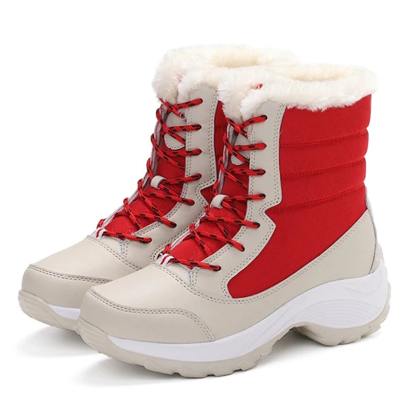 ❄️ Bottines Femme AZGB™ – Chaleur, Stabilité & Hauteur Confort