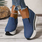 Sneakers Compensées Femme Rimocy– Gagnez en Hauteur avec Style & Confort