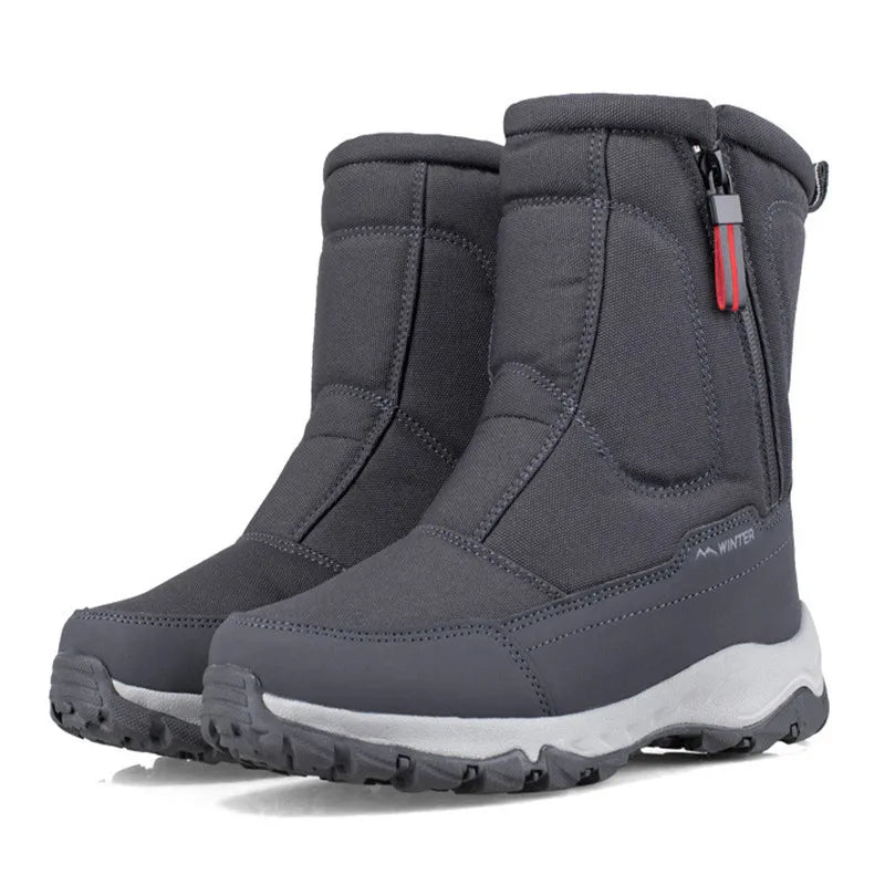 🥾 Bottes d’Hiver Homme HeatGuard™ – Chaleur, Style et Grande Taille