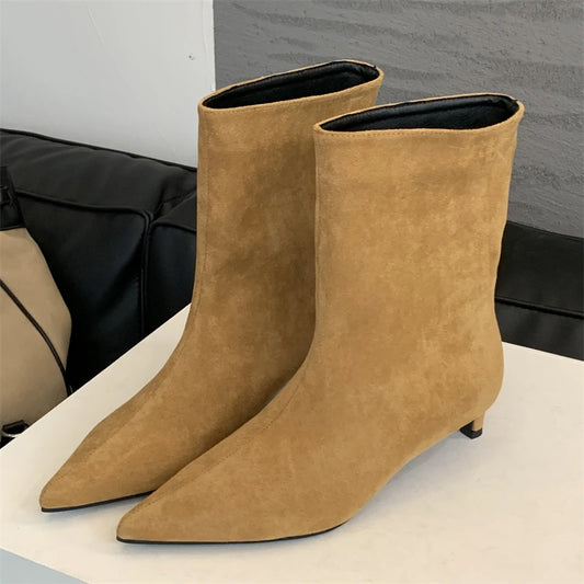 👢 Bottines Femme Klaim™ – Élégance Vintage & Raffinement Urbain