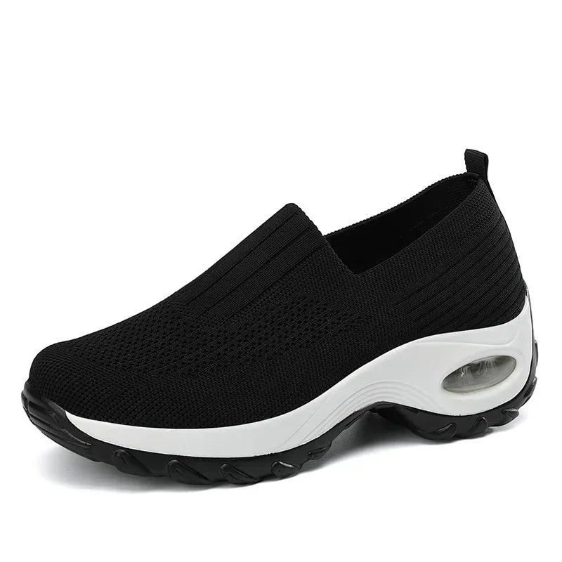 FlexiStep™ – Baskets Femme Orthopédiques à Semelle Compensée