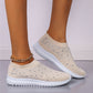 Crystal - Baskets semi-orthopédiques pour femmes avec cristaux