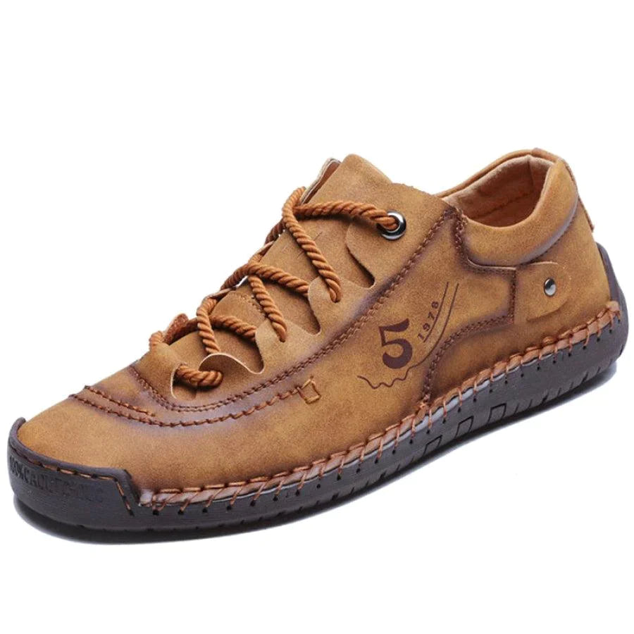 Albert - Baskets pour hommes ( Cuir végétalien décontracté )